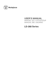 Westinghouse LD2685VX User Manual
