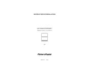 Fisher and Paykel DD24DCHTX7 BOOK INSTL DD24D PH7 US CA FR (French)