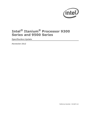 Intel BX80569Q9550 Specification Update