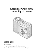 Kodak CD43 User's guide