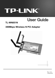 TP-Link TL-WN851N User Guide