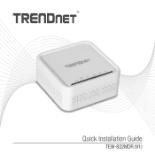 TRENDnet TEW-832MDR Quick Installation Guide