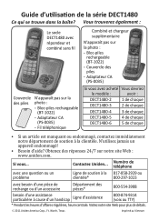 Uniden DECT1480 French Owners Manual