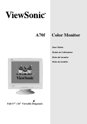 ViewSonic A70 User Manual
