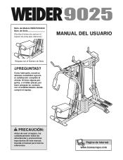 Weider 9025 Spanish Manual