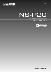 Yamaha NS-P20 Owners Manual