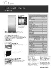 Electrolux EI32AF65JS Product Specifications Sheet (English)