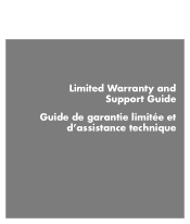 HP A6719f Warranty and Support Guide