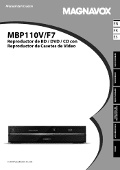 Magnavox MBP110V User manual,  Spanish