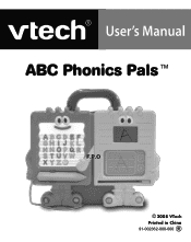 Vtech ABC Phonics Pals User Manual