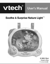Vtech Soothe & Surprise Nature Light User Manual
