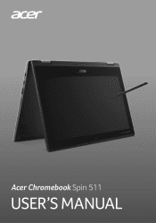 Acer Chromebook Spin 511 R752T User Manual