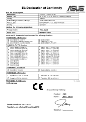 Asus ROG MARS760-4GD5 ASUS MARS760-4GD5 CE certification - English version