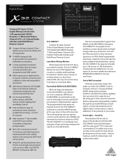 Behringer X32 COMPACT Brochure