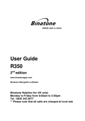 Binatone R350 User Manual