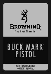 Browning Buck Mark 22 Owners Manual