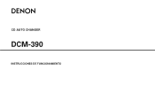 Denon DCM 390 Owners Manual - Spanish