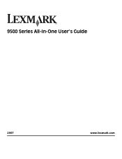 Lexmark X9575 User's Guide