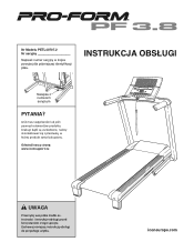 ProForm 3.8 Treadmill Polish Manual