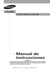 Samsung CL-21Z30MQL User Manual (user Manual) (ver.1.0) (Spanish)