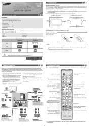 Samsung PN64E533D2F Quick Guide Easy Manual Ver.1.0 (English)