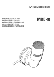Sennheiser MKE 40 Instructions for Use