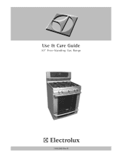 Electrolux EW30GF65G Use and Care Manual