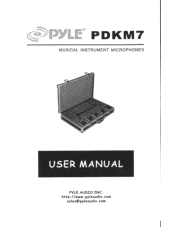 Pyle PDKM7 Instruction Manual