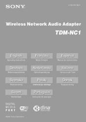 Sony TDM-NC1 Operating Instructions  (Large File - 10.48 MB)