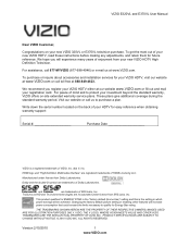 Vizio E370VL E320VL User Manual