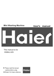Haier HWM-2.0 User Manual