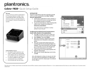 Plantronics CALISTO P830-M Quick Setup Guide