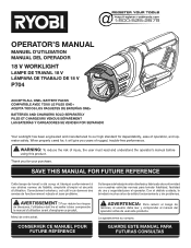 Ryobi P704 Manual 1