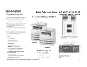 Sharp ARM207E Quick Reference Guide