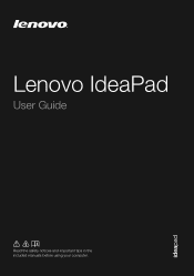 Lenovo S210 Laptop User Guide - IdeaPad S210, S210 Touch, S215, S500, S500 Touch
