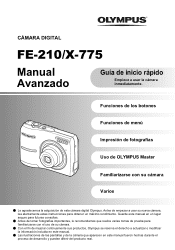 Olympus FE 210 FE-210 Manual Avanzado (Español)