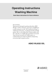 Asko WL6532XXL User manual 20 201 27 ASKO WL6532 XXL EN