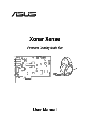 Asus XONAR User Manual