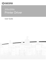 Kyocera TASKalfa 205c 205c/255c Driver Guide