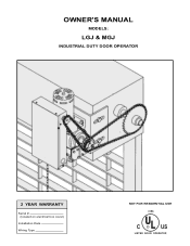 LiftMaster MGJ LGJ Manual