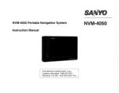 Sanyo NVM 4050 Owners Manual
