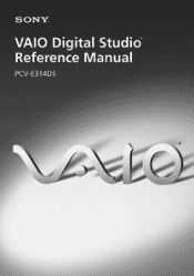 Sony PCV-E314DS Reference Manual