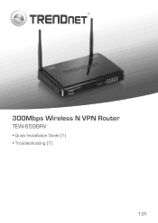 TRENDnet TEW-659BRV Quick Installation Guide