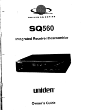 Uniden UST4600 English Owners Manual