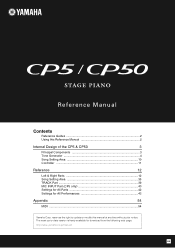 Yamaha CP50 Reference Manual