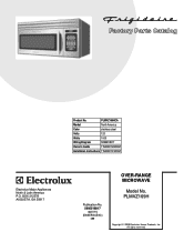 Frigidaire PLMVZ169HC Parts Catalog