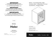 Haier HVC15BBH User Manual