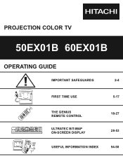 Hitachi 60DEX01B Owners Guide