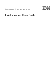 IBM 425162U User Manual