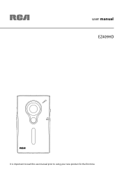 RCA EZ409HD User Manual